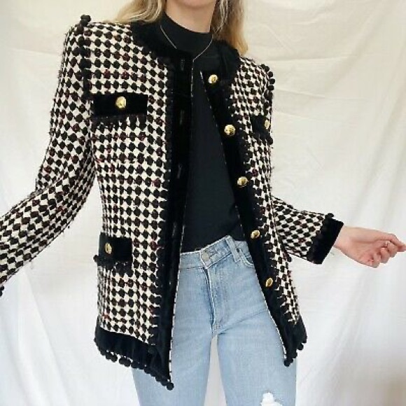 Escada Jackets & Blazers - Escada houndstooth blazer